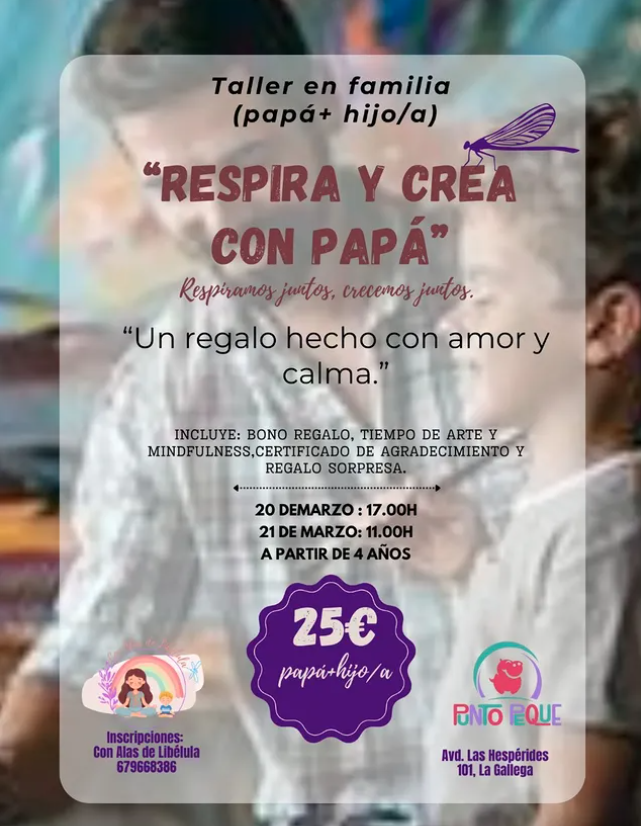 Respira y crea con Papá